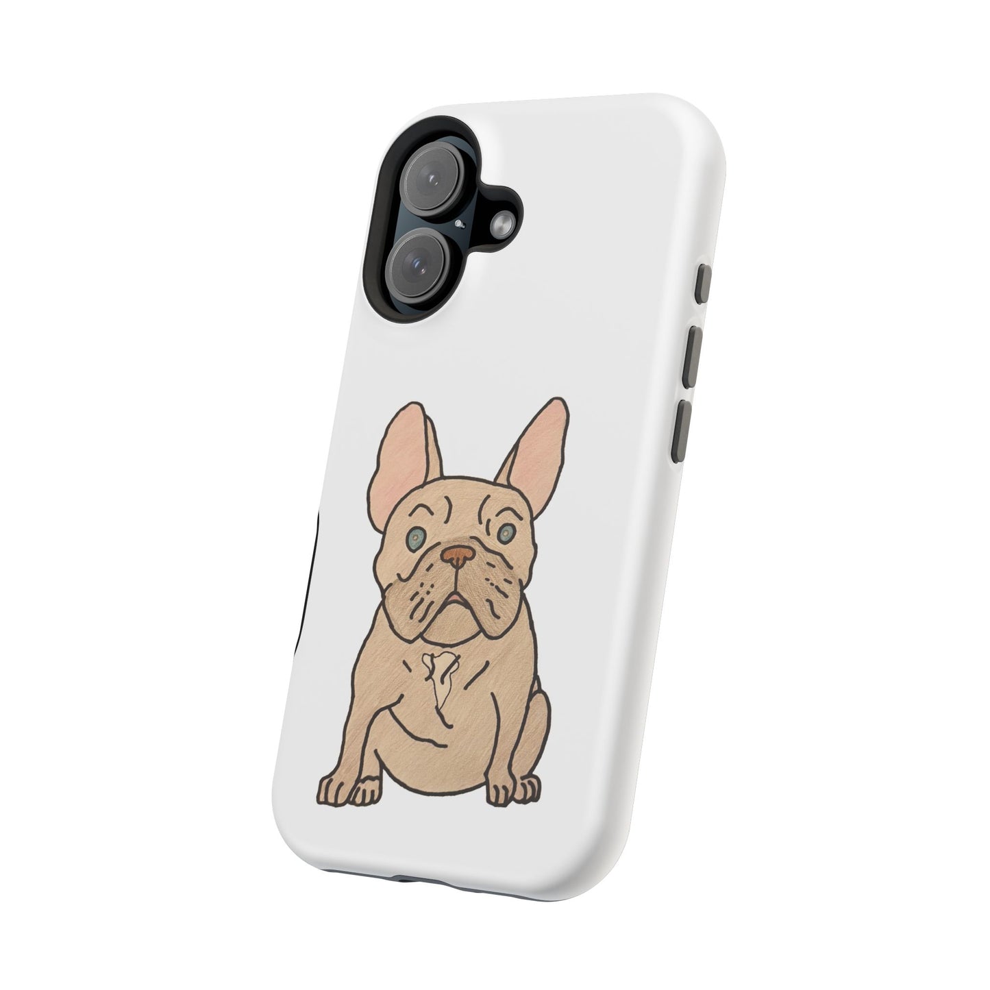 French Bulldog Magnetic Tough Case, Cute Pet Phone Cover, Dog Lover Gift, MagSafe Phone Protector, Unique Phone Accessory