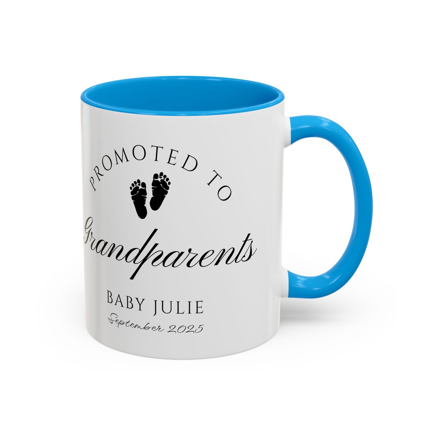 Promoted to Grandparents Mug, Pregnancy Announcement Coffee Cup, Baby Reveal Gift, New Grandparent Mug, Personalized Baby Announcement