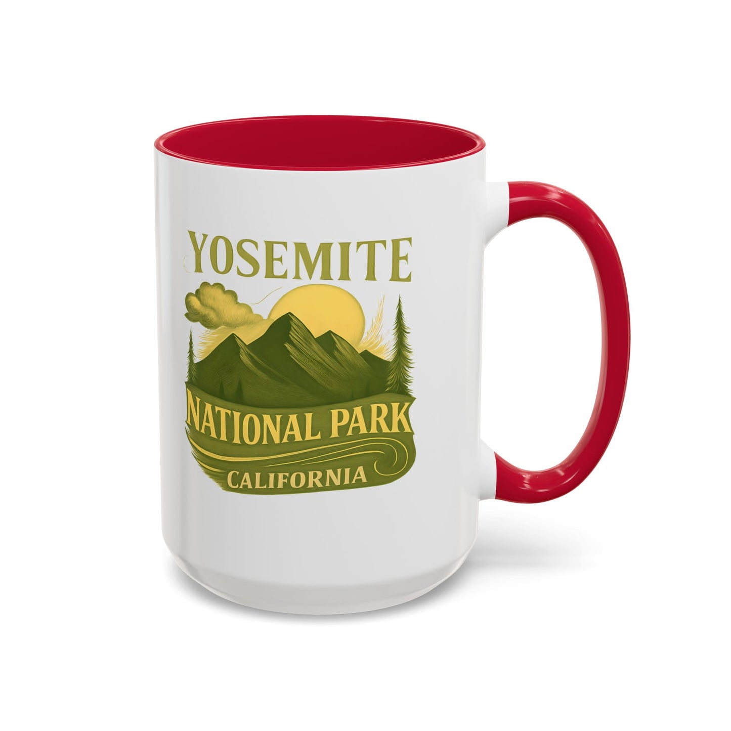 Yosemite National Park Accent Mug, Yosemite Gift, Yosemite Travel Gift, California Trip, Granola Girl Gift