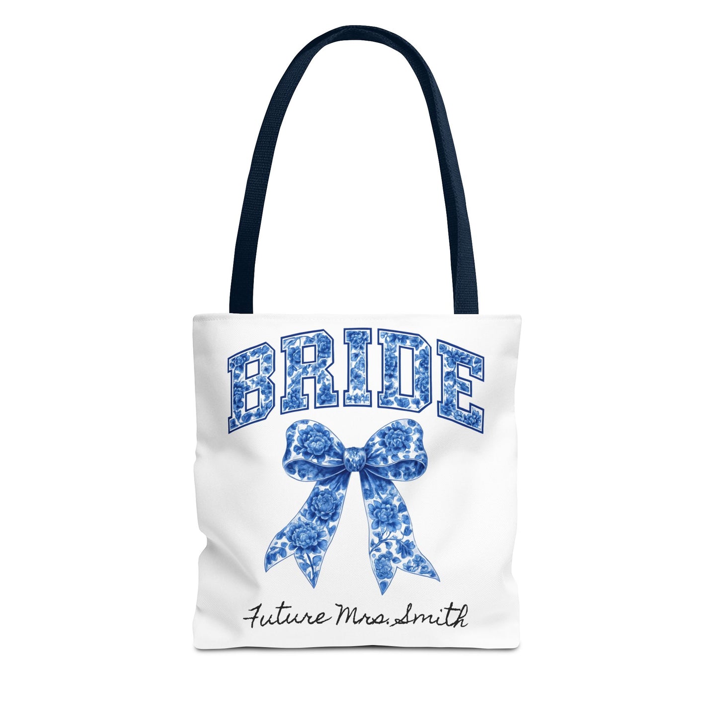 Bridal Tote Bag, Future Mrs. Smith Gift, Wedding Planning, Bride-to-Be Accessory, Personalized Bridal Shower Favor