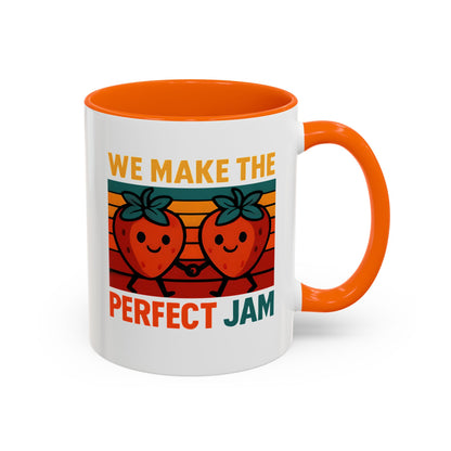 Humorous Strawberry Jam Coffee Mug, Summer Vibes Mug, Strawberry Mug, Food Humor Mug, Hilarious Mug, Gift Idea