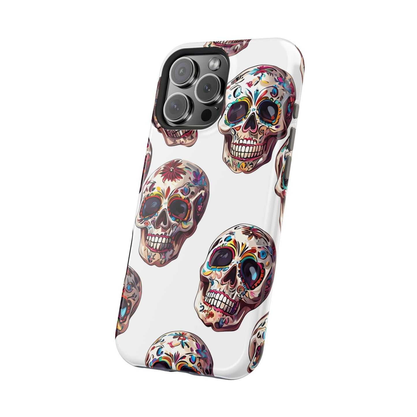 Sugar Skull Phone Case, Dia De Los Muertos, Day Of The Dead, Mexican Tradition, Sugar Skull Art, Wireless Charger