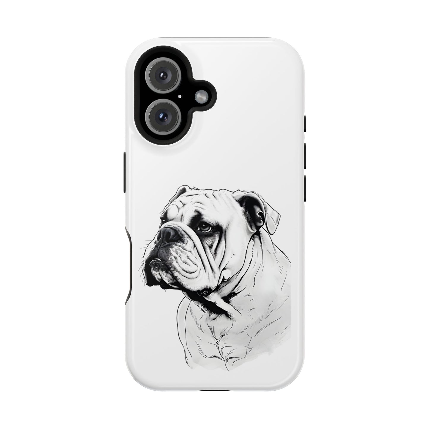 Bulldog Magnetic Tough Cases - Durable Phone Protection, Pet Lovers Gift, Animal Accessories, Unique Design, Personalized Tech