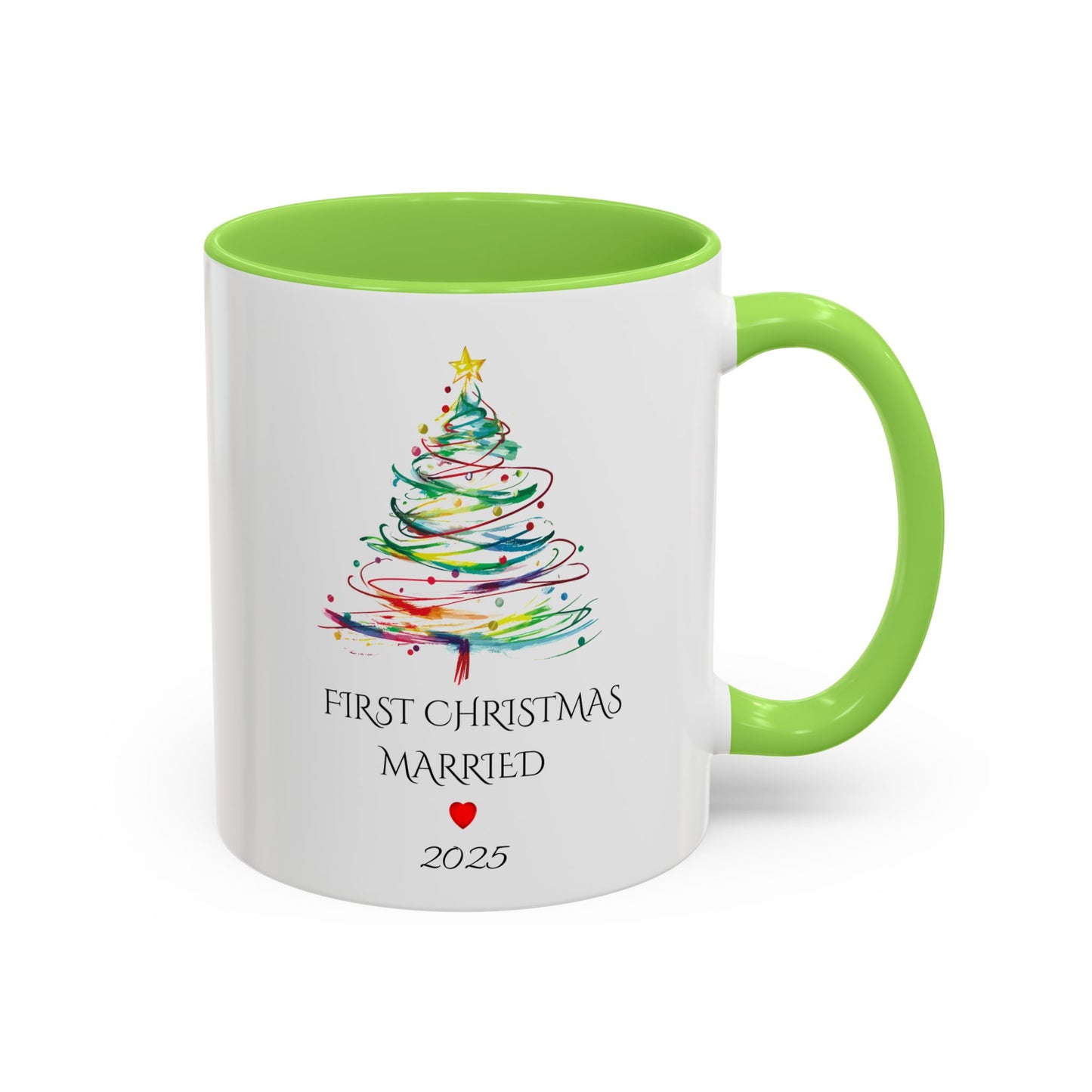 First Year Married Mug, Mr and Mrs Mug, Couple Mug, First Christmas Married, Just Married Gift, Newlywed Gift Ideas