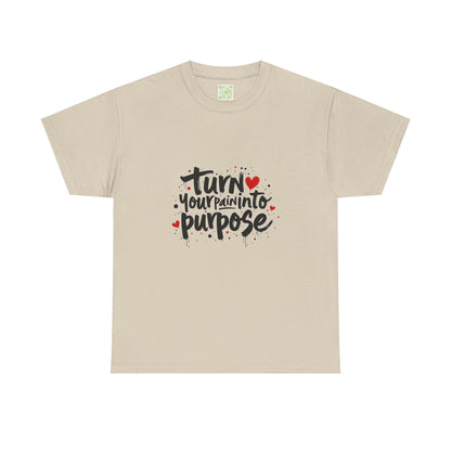 Enneagram Four Shirt, Turn Pain into Purpose Tee, Personality Type 4, Enneagram 4 Tee, Self Growth, Enneagram Types Gift