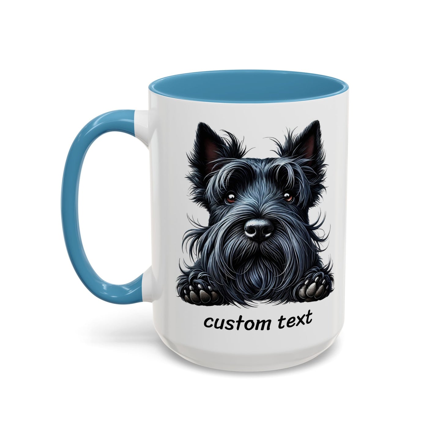 Funny Dog Lover Scottish Terrier Accent Mug - "Dog is Friendly, I am Not"