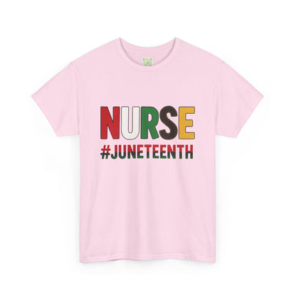 Juneteenth Nurse Unisex Tee, Celebrate Freedom, Black History Shirt, African American Pride, Black Culture Shirt