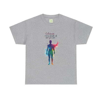 Enneagram Four Celebrate Every Shade Personality Tee, Celebrate Every Shade, Unisex Heavy Cotton, Self Growth, Individualist Tee
