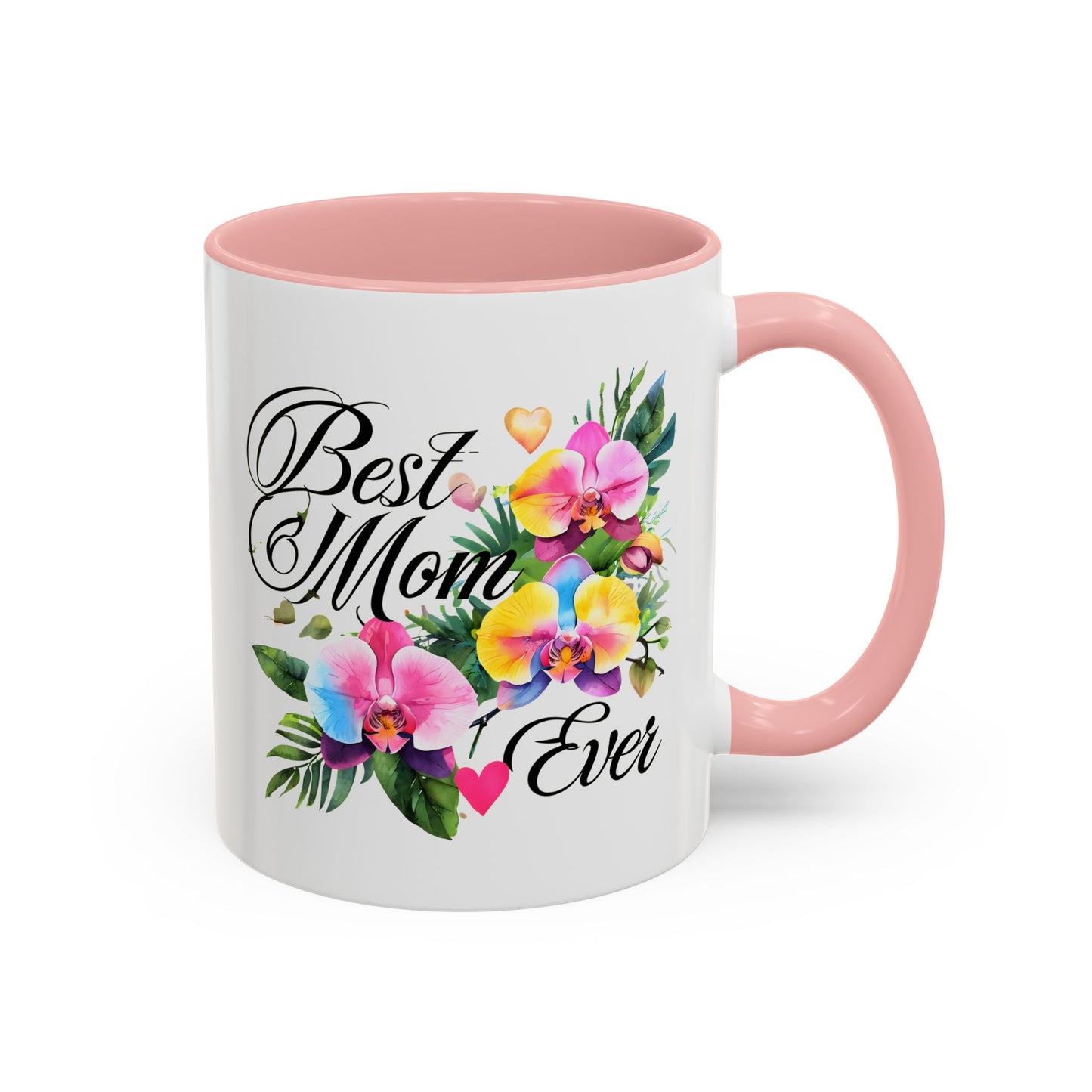 Floral Best Mom Coffee Mug, Vibrant Tea Mug for Mom, Unique Mother's Day Gift, Appreciation Gift for Her