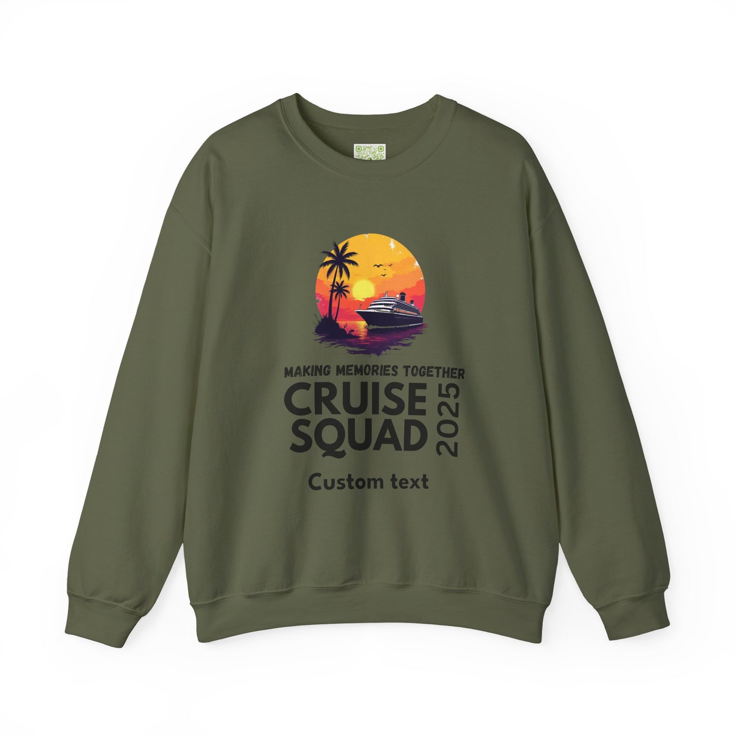 Personalized Cruise Squad 2025 Sweatshirt, 2025 Cruise Sweatshirt, Family Cruise Sweatshirt, Custom Cruise Apparel, Cruise Gifts