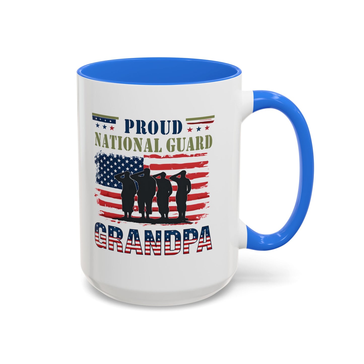 National Guard, Proud Grandpa Coffee Mug, Veteran Appreciation, Gift for Heroes, Military Family Gift