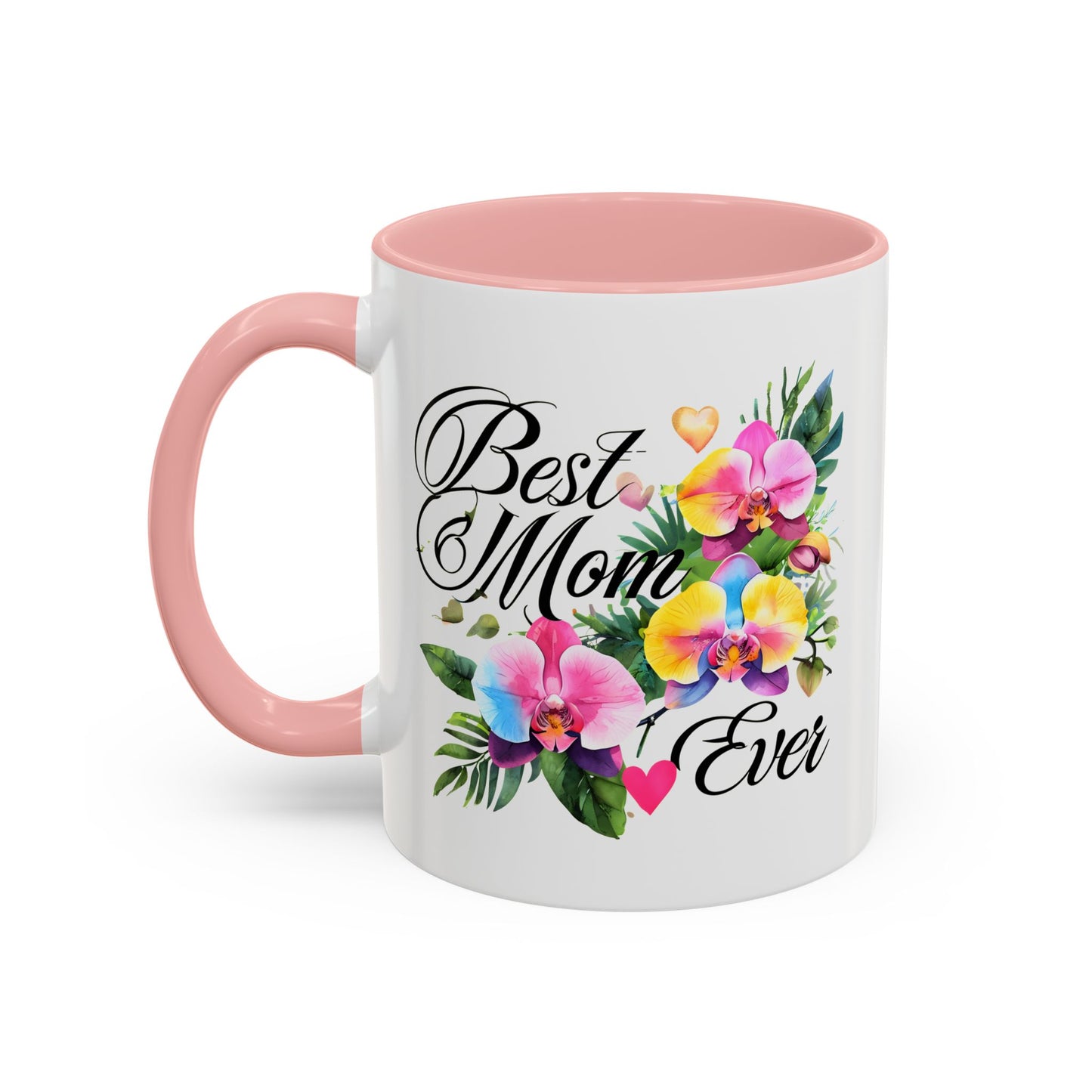 Floral Best Mom Coffee Mug, Vibrant Tea Mug for Mom, Unique Mother's Day Gift, Appreciation Gift for Her