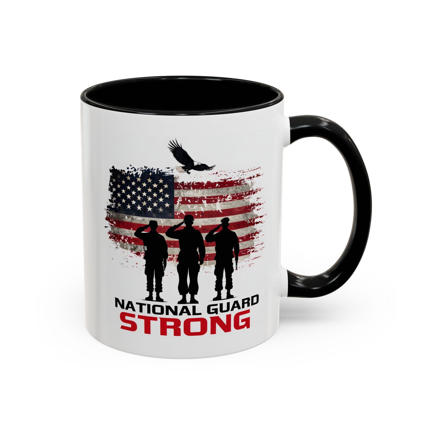 Patriotic National Guard Coffee Mug, Air National Guard, Army Wife Mug, Gift for Soldier, Army Veteran Gift, Army Dad Mug