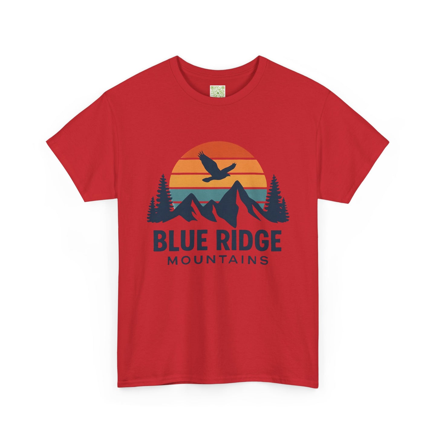Blue Ridge Parkway Unisex Heavy Cotton Tee, Nature Lover Shirt, Blue Ridge Mountains, North Carolina Shirt, Camping Gift