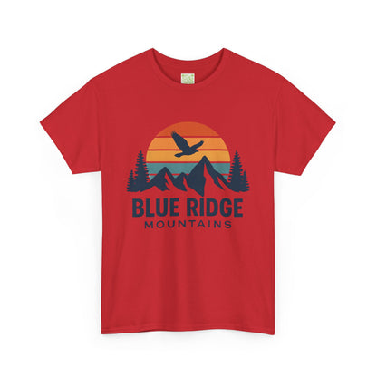 Blue Ridge Parkway Unisex Heavy Cotton Tee, Nature Lover Shirt, Blue Ridge Mountains, North Carolina Shirt, Camping Gift