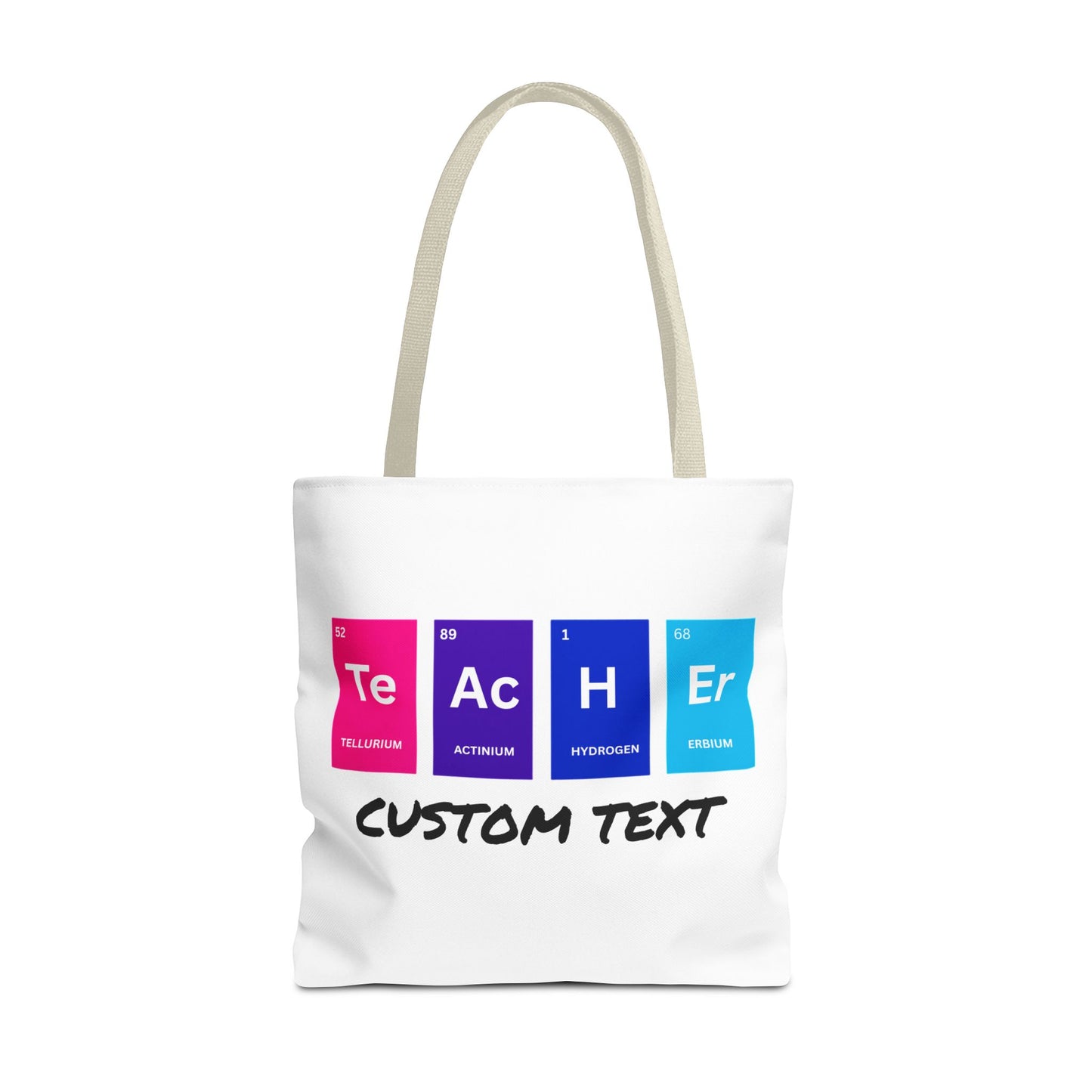Personalized Science Teacher Tote, Periodic Table Tote, Chemist Tote, Chemistry Teacher, Science Gift, Teacher Appreciation