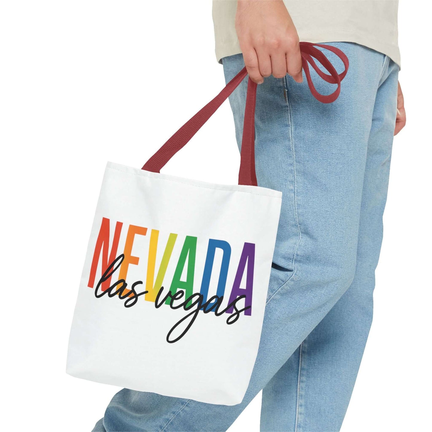 Pride Las Vegas Nevada Tote, Pride Month Tote, Bisexual Pride Bag, LGBT Tote, Transgender Gift, Lesbian Tote, Equal Rights Bag