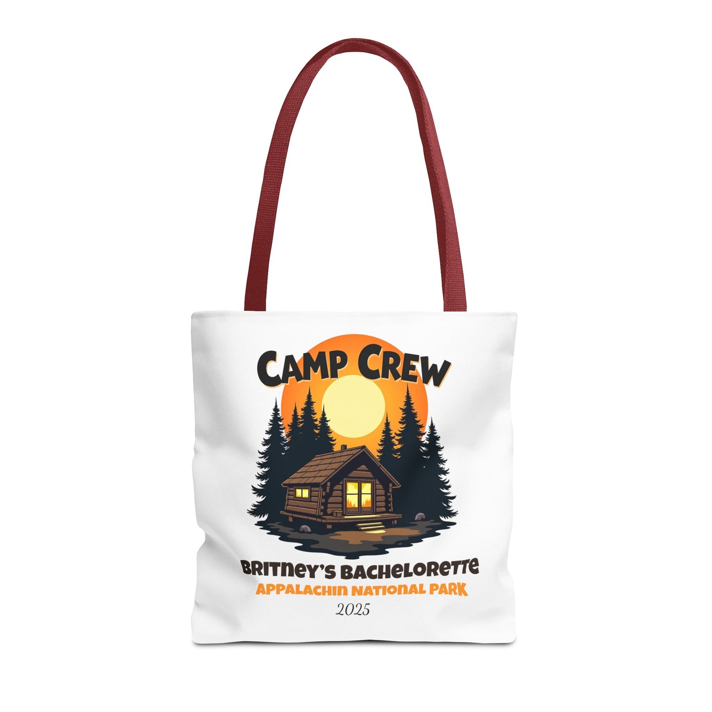 Bachelorette Camp Crew Tote Bag, Bride Beach Bag, Camp Bride, Camping Bach, Bridal Tote Bag, Custom Beach Bag