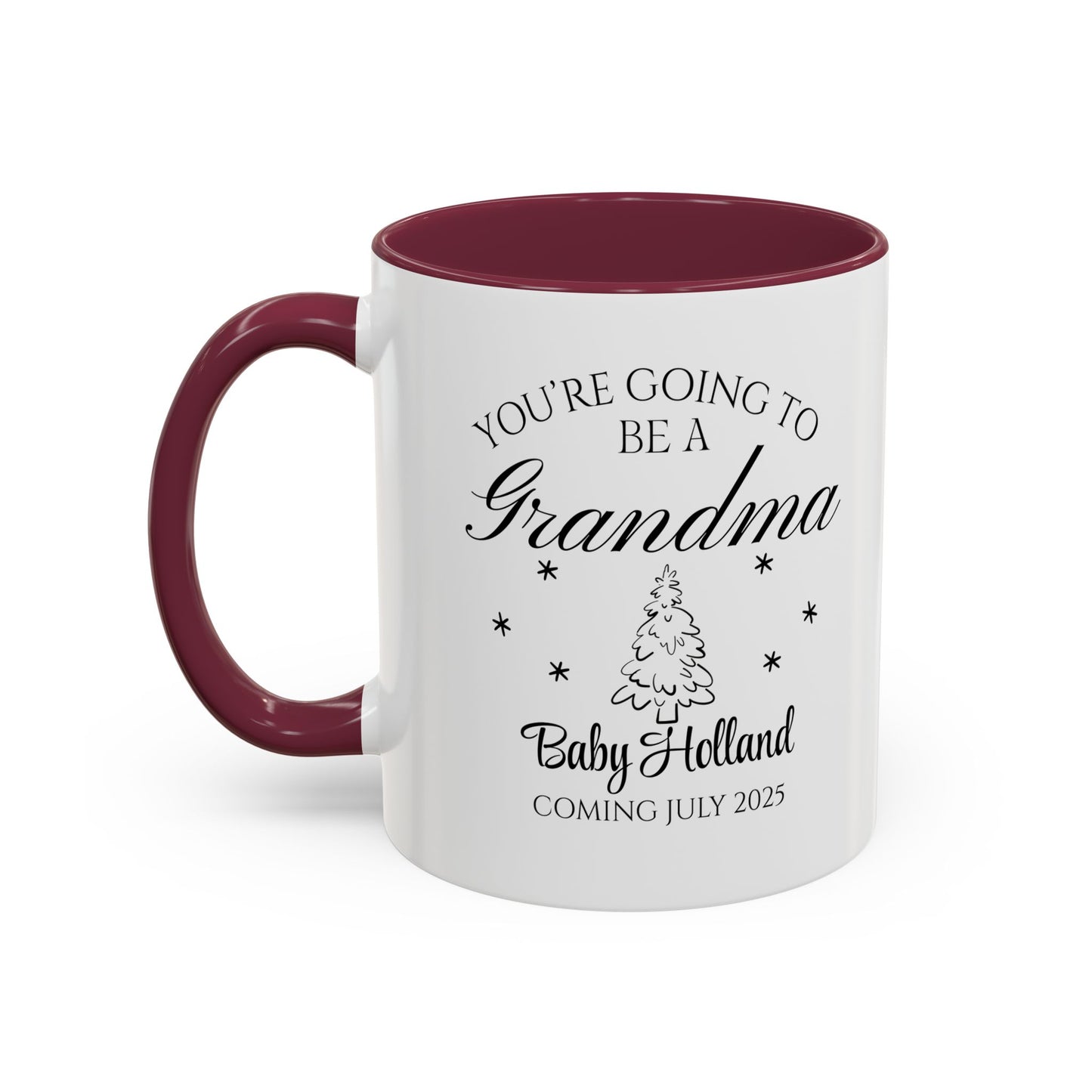 You’re Going to Be a Grandma Mug, Pregnancy Announcement Coffee Cup, New Grandma Gift, Baby Reveal Mug for Grandparents, 2025 Baby Announcement