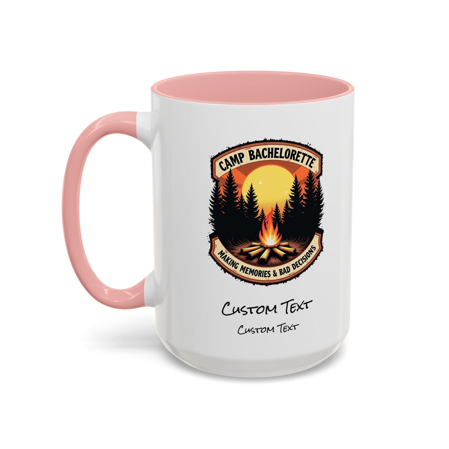 Personalized Camp Bachelorette Coffee Mug, Camp Bride Mug, Camp Bach Mug, Bride Tribe, Hen Party Favors, Custom Text