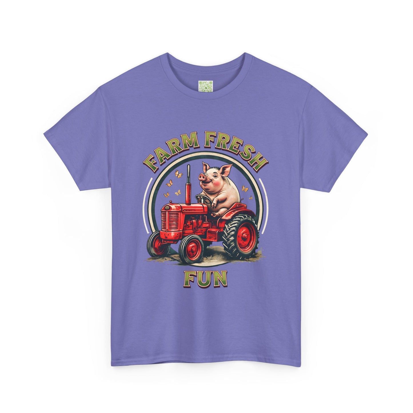 Potbelly Pig Farm Fresh Fun T-Shirt, Vintage Farmhouse Tee, Retro Pig Tractor Shirt, Animal Lover Gift, Country Life Apparel