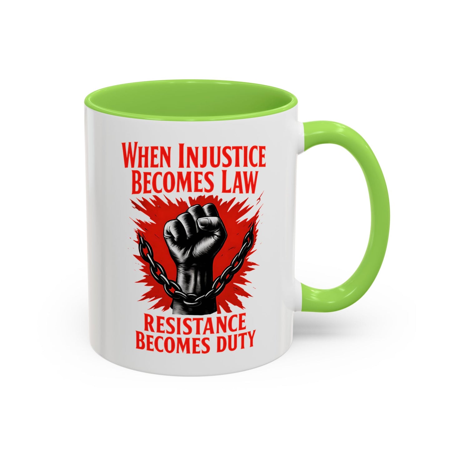 anti trump mug, chinga la mirgra, When Injustice Becomes Law, Resistance Mug, Social Justice Mug, Equality Coffee Cup, Resist Mug Gift