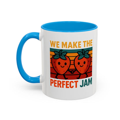 Humorous Strawberry Jam Coffee Mug, Summer Vibes Mug, Strawberry Mug, Food Humor Mug, Hilarious Mug, Gift Idea