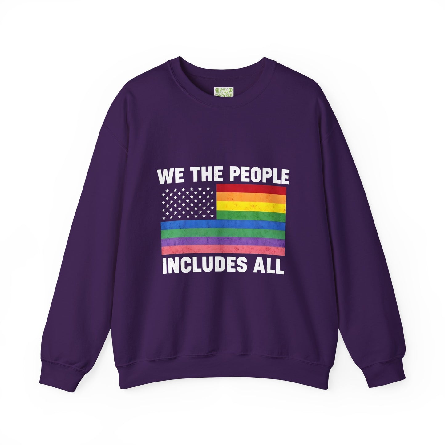 We the People Pride Includes All Crewneck, Inclusive Pride Sweatshirt, Pride 2025, Nonbinary Pride, Lesbian Shirt, LGBT Shirt, Pride Collection