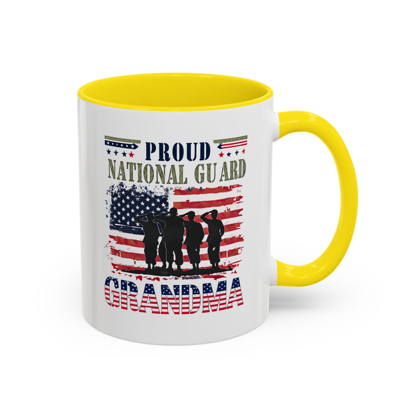 Patriotic National Guard Grandma Mug, Army National Guard, Gift for Heroes, Veteran Appreciation, Military Family Gift
