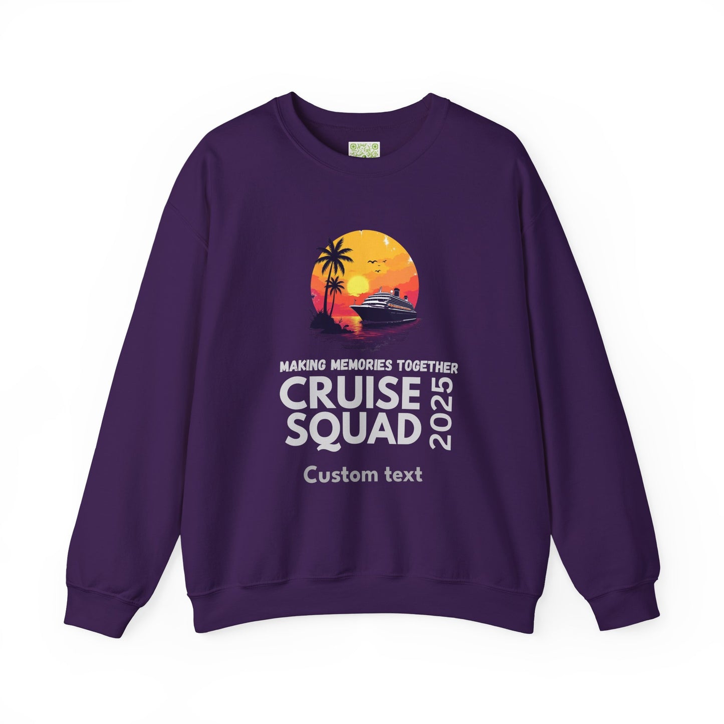 Personalized Cruise Squad 2025 Sweatshirt, 2025 Cruise Sweatshirt, Family Cruise Sweatshirt, Custom Cruise Apparel, Cruise Gifts