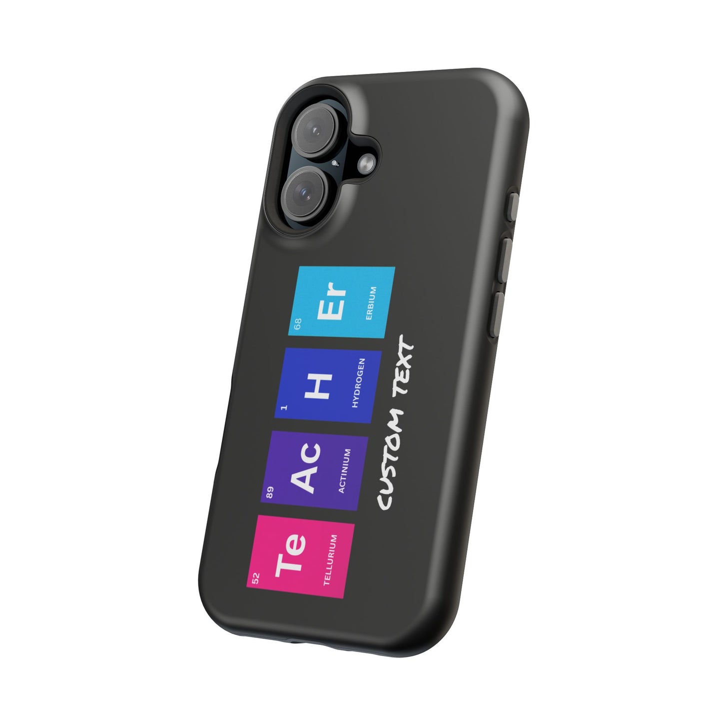 Teacher Element Magnetic Tough Case, Gift for Educator, First Year Teacher, Trendy iPhone Case, Periodic Table