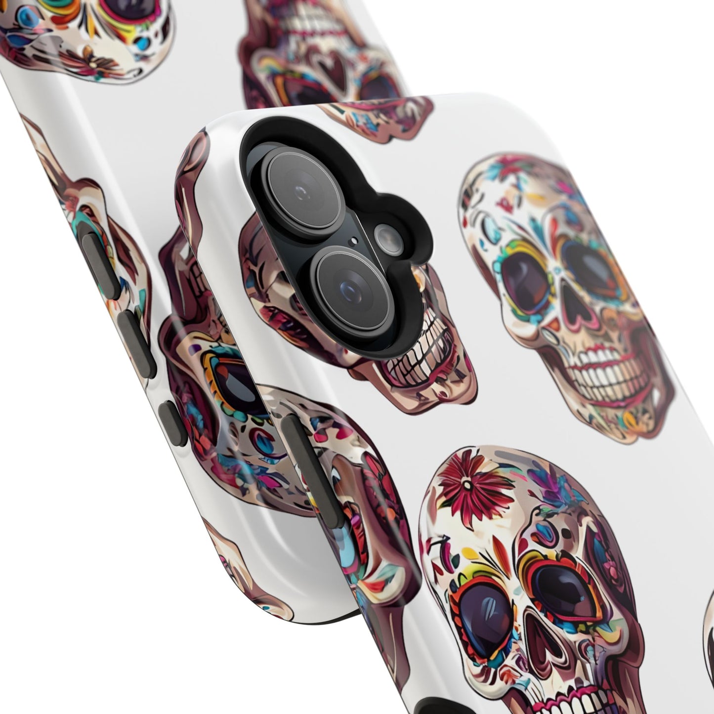 Sugar Skull Phone Case, Dia De Los Muertos, Day Of The Dead, Mexican Tradition, Sugar Skull Art, Wireless Charger