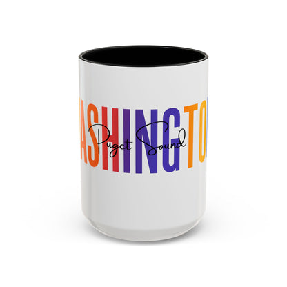 Puget Sound Coffee Mug, Tacoma Mug, Washington Souvenir, Puget Sound Gift, Washington Mug, Washington Vacation