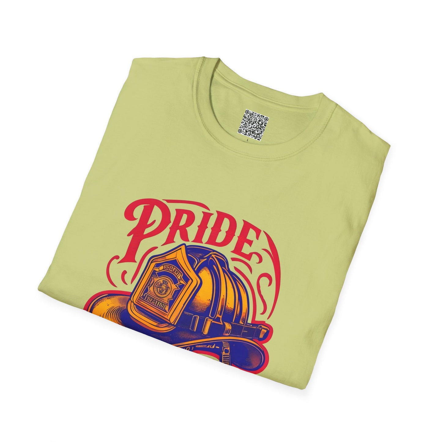 Firefighter Pride T-Shirt, Honor Tradition Tee, Unisex Softstyle Shirt, First Responder Gift, Fire Department Apparel