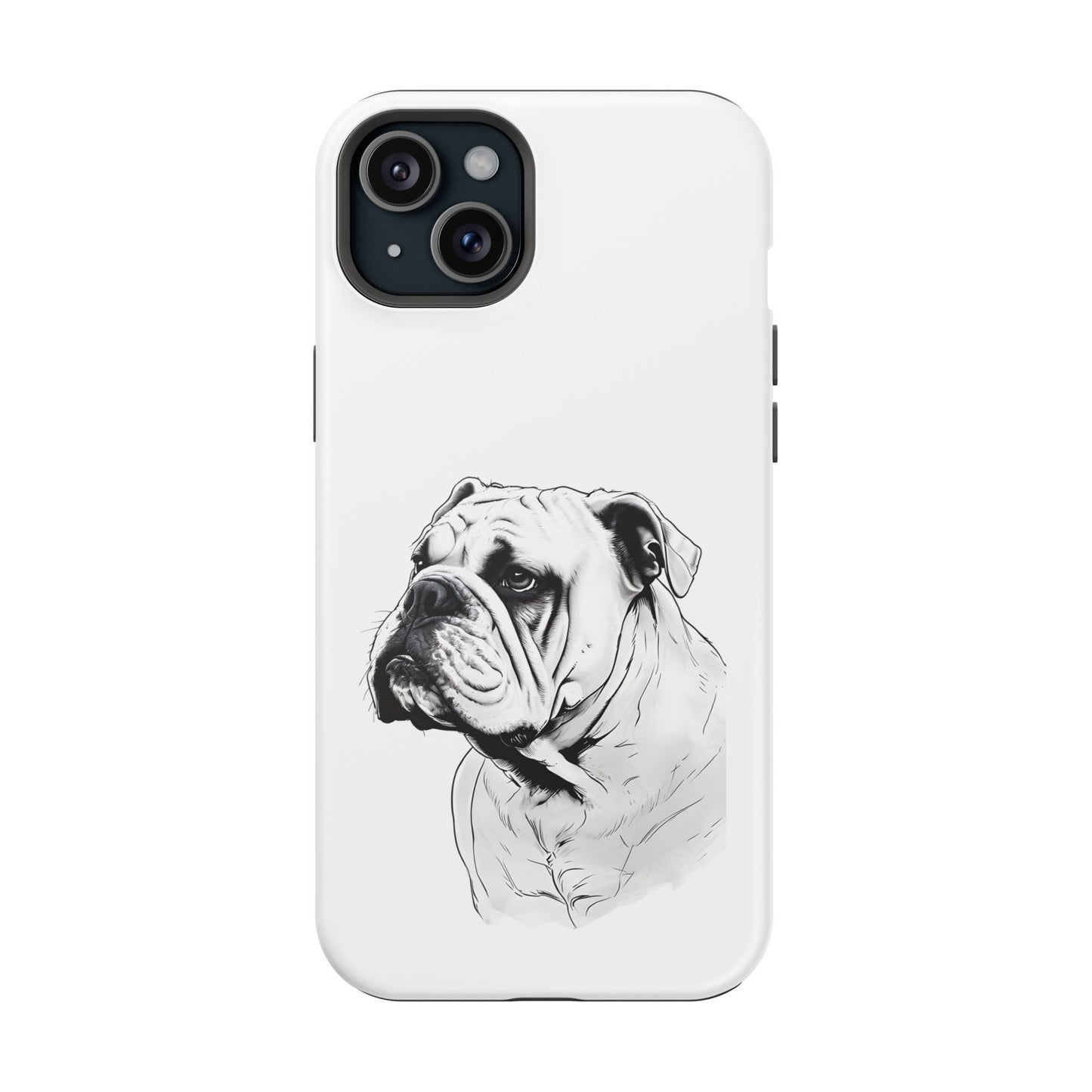 Bulldog Magnetic Tough Cases - Durable Phone Protection, Pet Lovers Gift, Animal Accessories, Unique Design, Personalized Tech