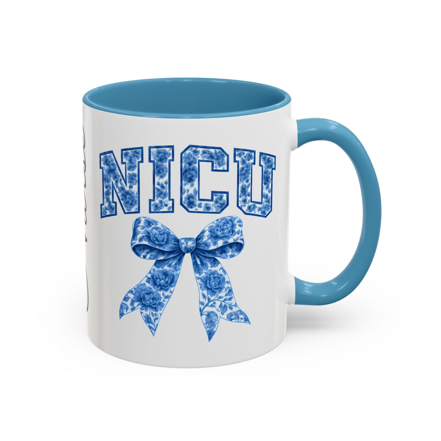 NICU Nurse Chinoiserie Accent Coffee Mug, Nurse Retirement Mug, NICU Nurse Mug, New Job Gift, Mug For NICU Nurse