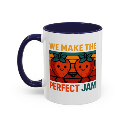 Humorous Strawberry Jam Coffee Mug, Summer Vibes Mug, Strawberry Mug, Food Humor Mug, Hilarious Mug, Gift Idea