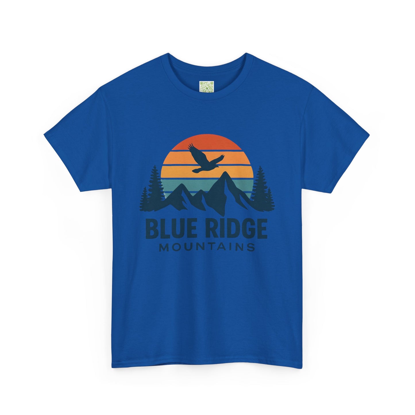 Blue Ridge Parkway Unisex Heavy Cotton Tee, Nature Lover Shirt, Blue Ridge Mountains, North Carolina Shirt, Camping Gift