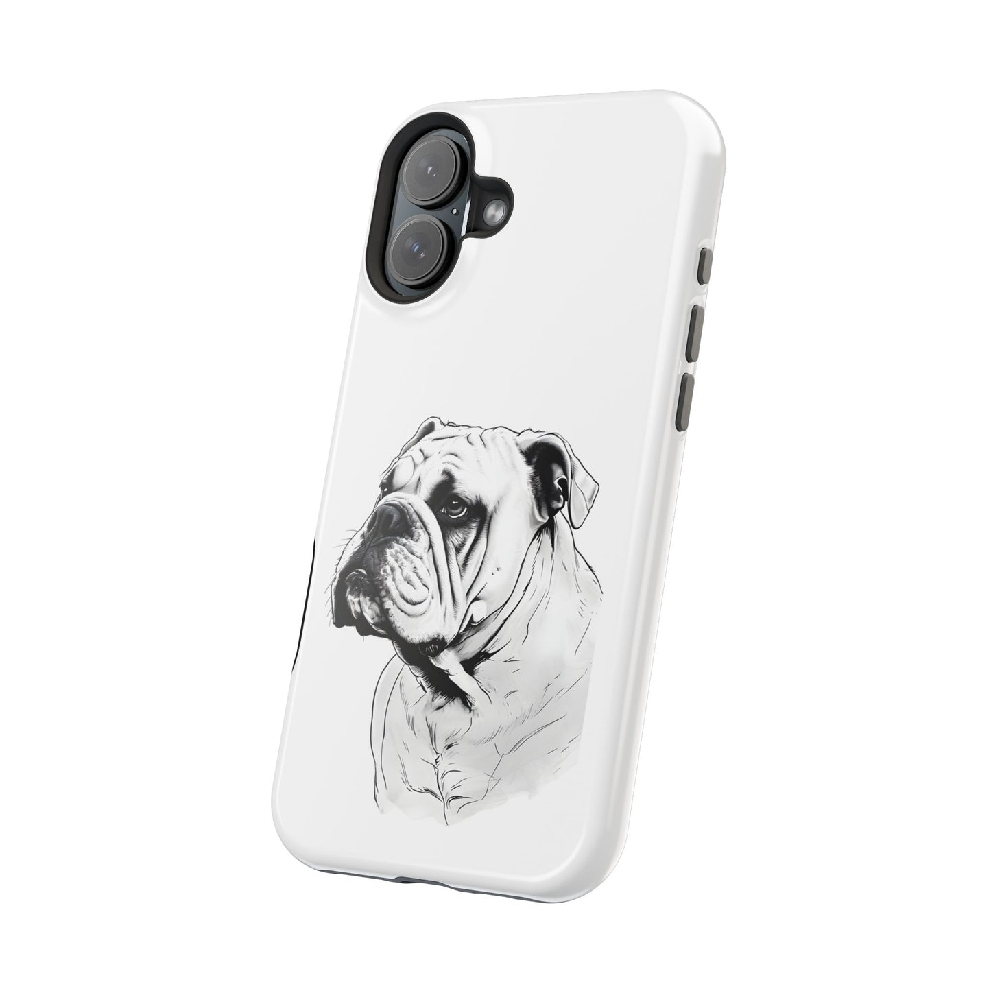 Bulldog Magnetic Tough Cases - Durable Phone Protection, Pet Lovers Gift, Animal Accessories, Unique Design, Personalized Tech