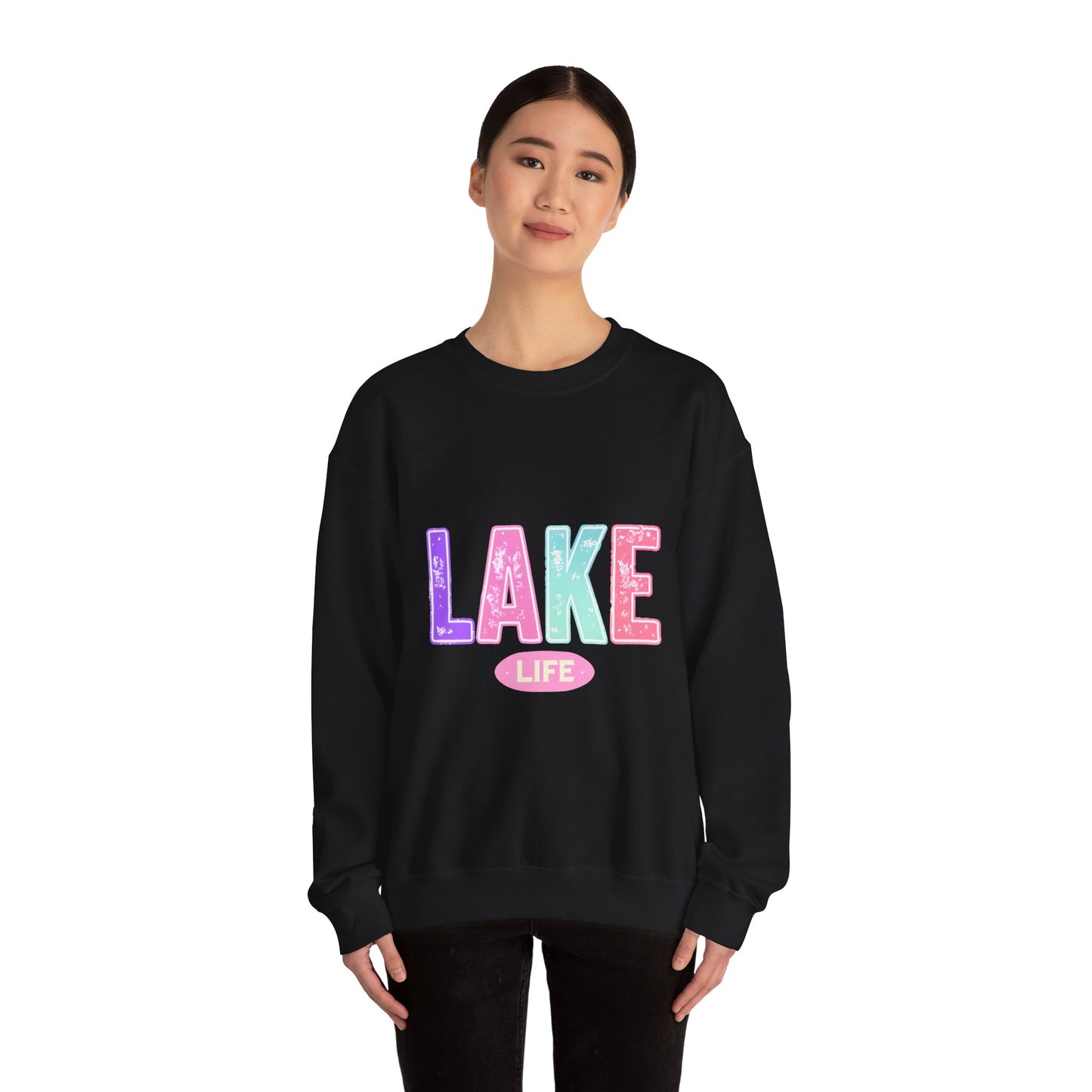 Lake Life Crewneck Sweatshirt - Unisex Heavy Blend for Comfort and Style