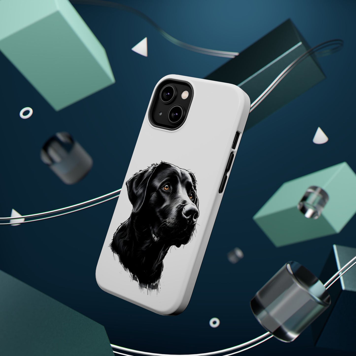 Dog Lover Tough Case, Durable Phone Cover, Pet Portrait Case, Unique Gift for Dog Owners, Custom Pet Accessories