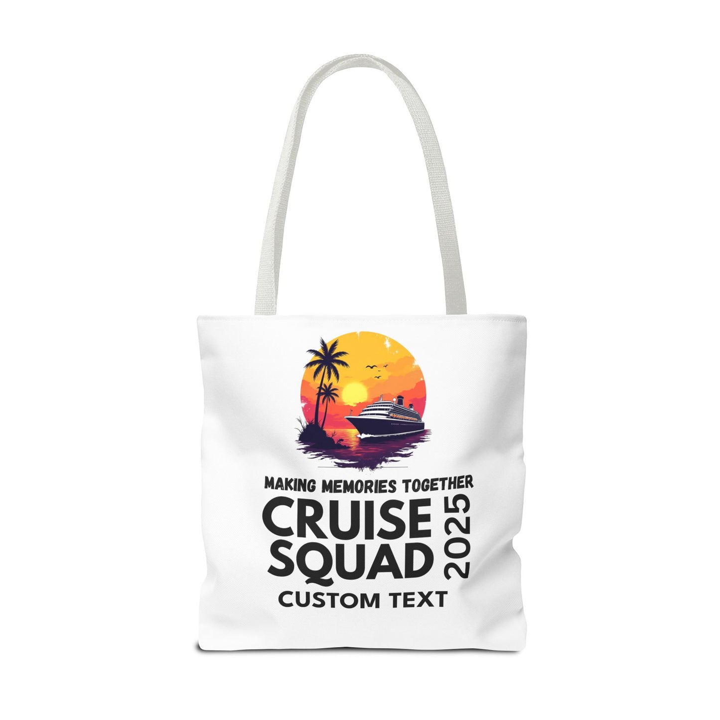 Personalized Cruise Squad Tote Bag, Family Cruise 2025, Matching Tote Bag, Vacation Tote, Family Vacation 2025, Cruise Bag