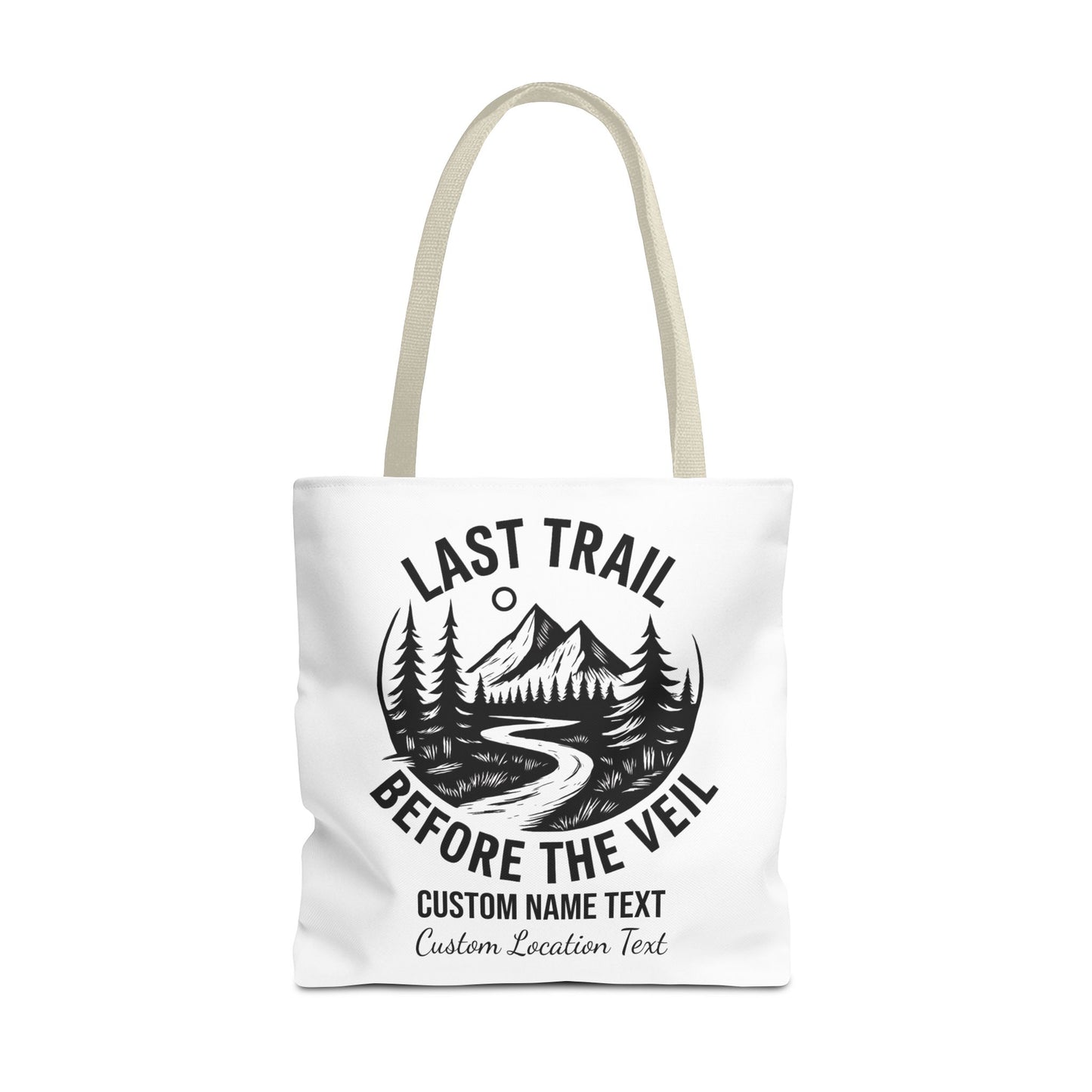 Bachelorette Last Trail Before the Veil Tote, Bride Tote Bag, Bridesmaid Tote Bags, Hen Party Favors, Bride Squad