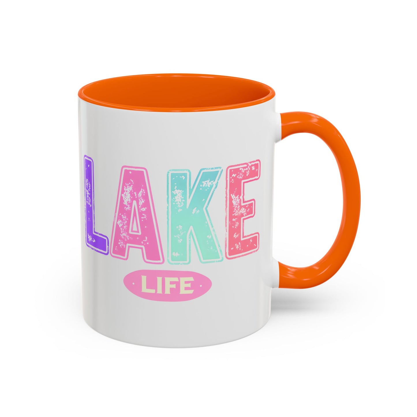 Lake Life Accent Coffee Mug, Great Lakes Mug, Michigan Gifts, Lake Vibes, Modern Mug, Lake House Gifts, Lakehouse Decor