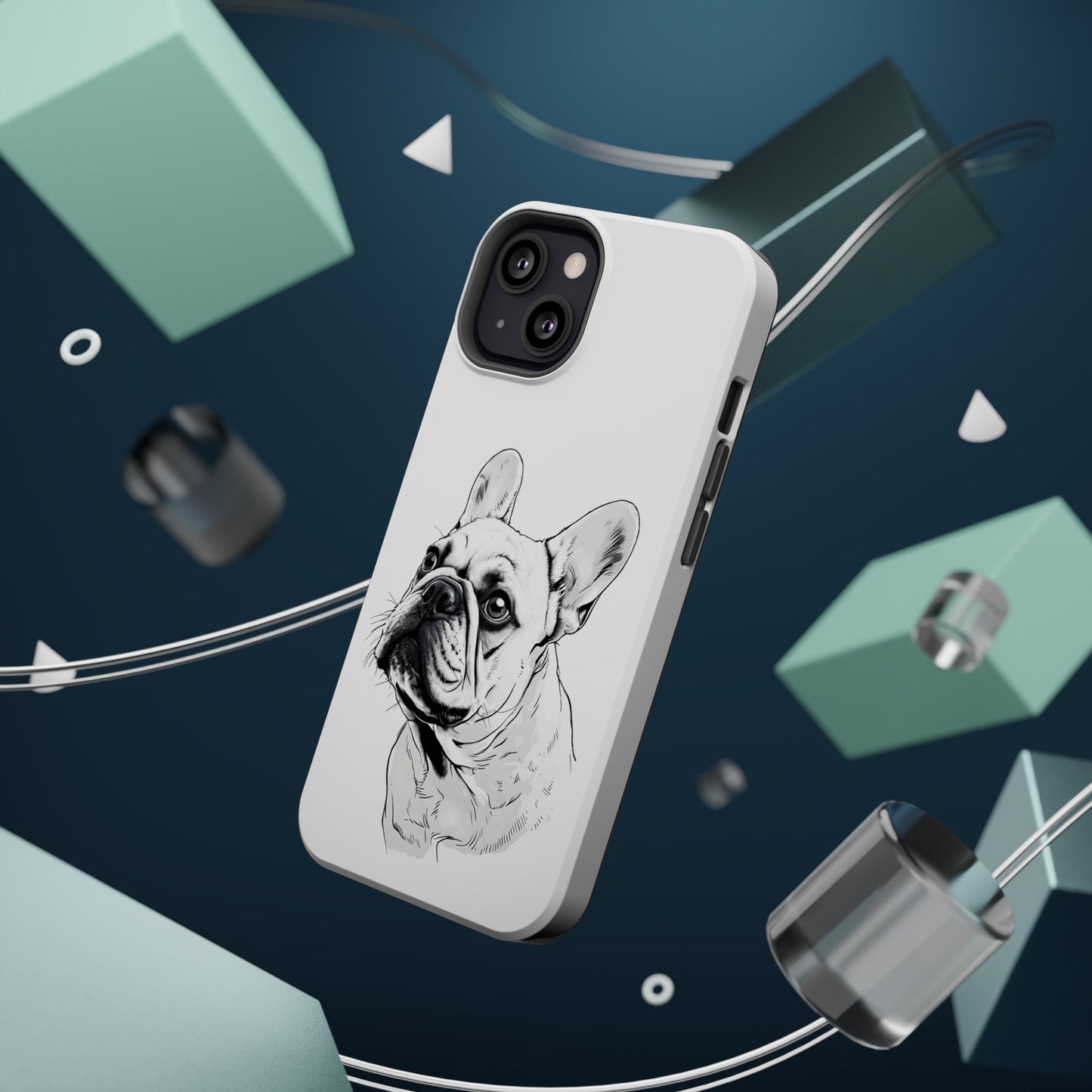 French Bulldog Magnetic Phone Case, Custom Pet Case, Durable Phone Accessories, Gift for Dog Lovers, Unique Phone Protection