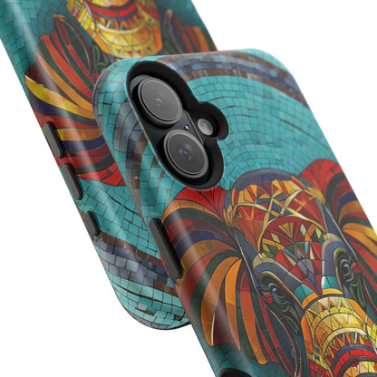 Artistic Elephant Phone Case, Elephant Case, Trendy iPhone Case, Elephant Lover Gift, Unique iPhone Case, Mosaic Design