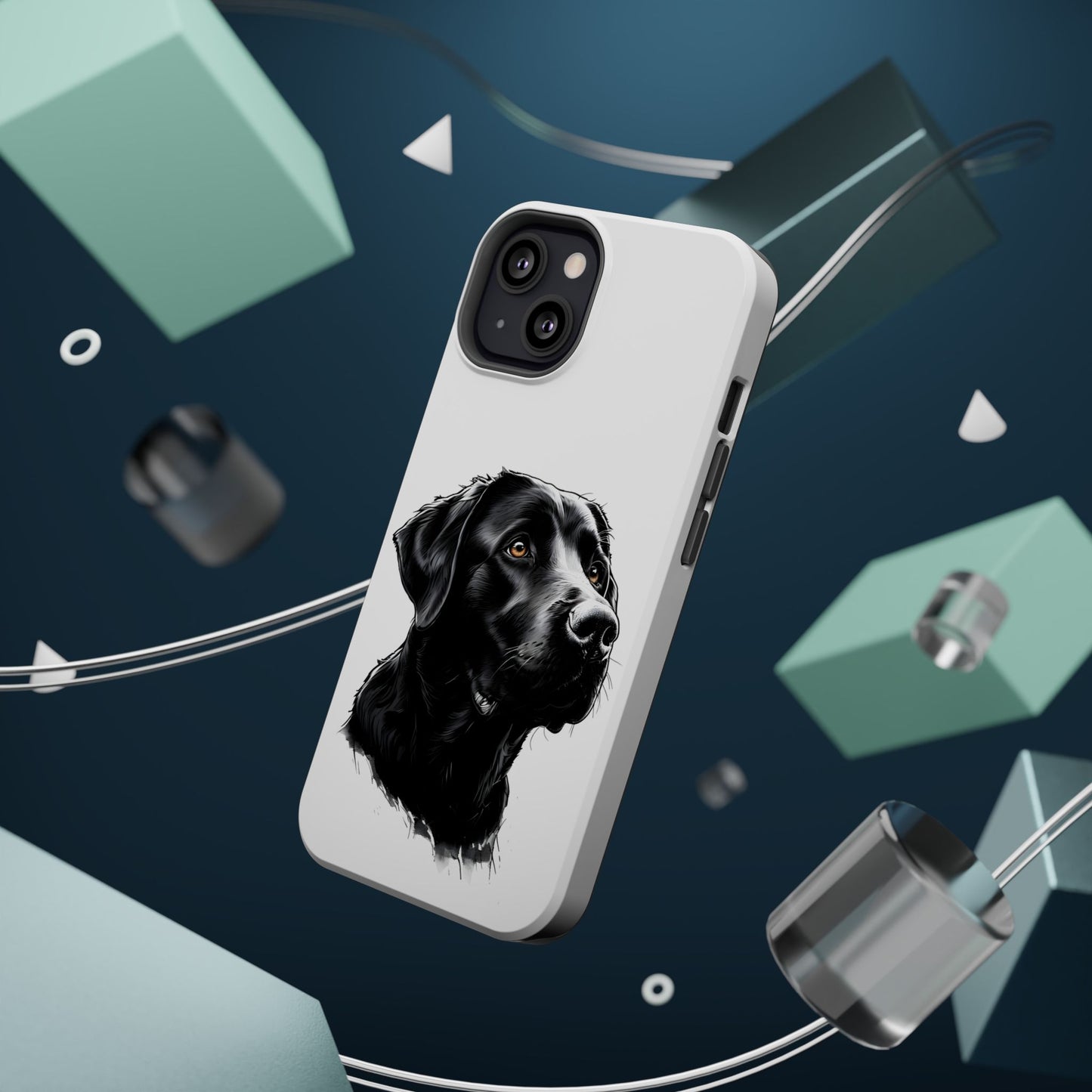 Dog Lover Tough Case, Durable Phone Cover, Pet Portrait Case, Unique Gift for Dog Owners, Custom Pet Accessories