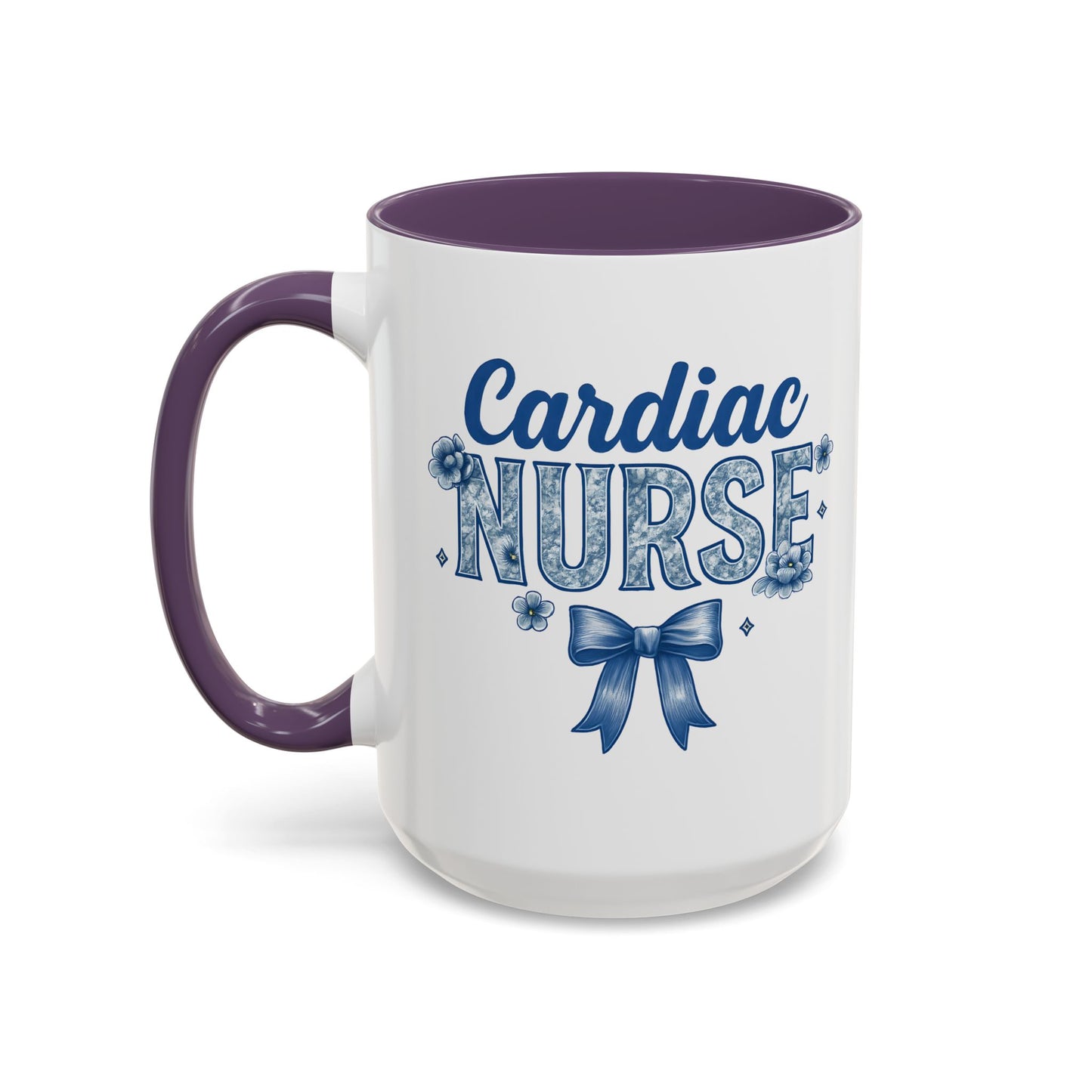 Chinoiserie Nurse Mug, Cardiac Nurse Mug, Cardiac ICU Mug, CVICU Nurse Mug, Cardiology Nurse Gift, Nurse Team Mug