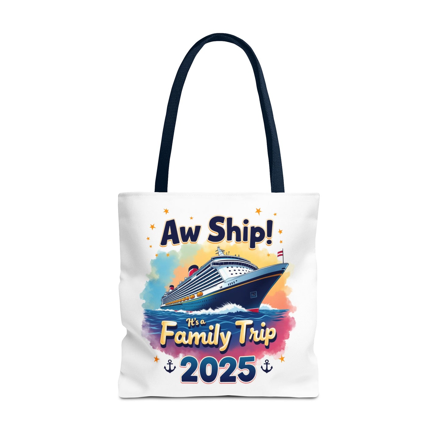 Aw Ship Family Cruise Tote Bag, Family Vacation 2025, Custom Travel Shirt, Cruise Squad 2025, Cruise Mode On, Cruise Life Shirt