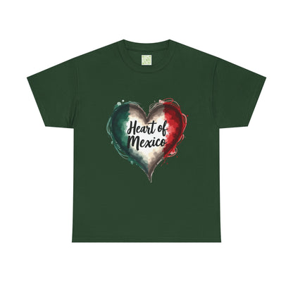 Viva la Vida Heart of Mexico Tee, Unisex Cotton Tee, Celebrate Mexican Heritage, Cinco de Mayo, Gift for Culture Lovers, Mexican Pride Tee